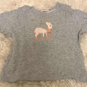 Bonpoint Kids Shirt with Deer Design